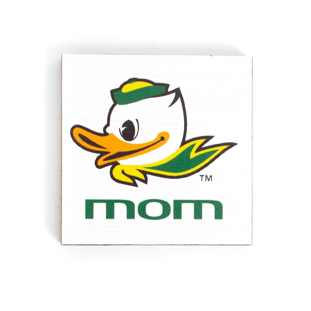 Fighting Duck, Neil, White, Magnets, Wood, Gifts, Recycled, Full Color, Mom, 588721